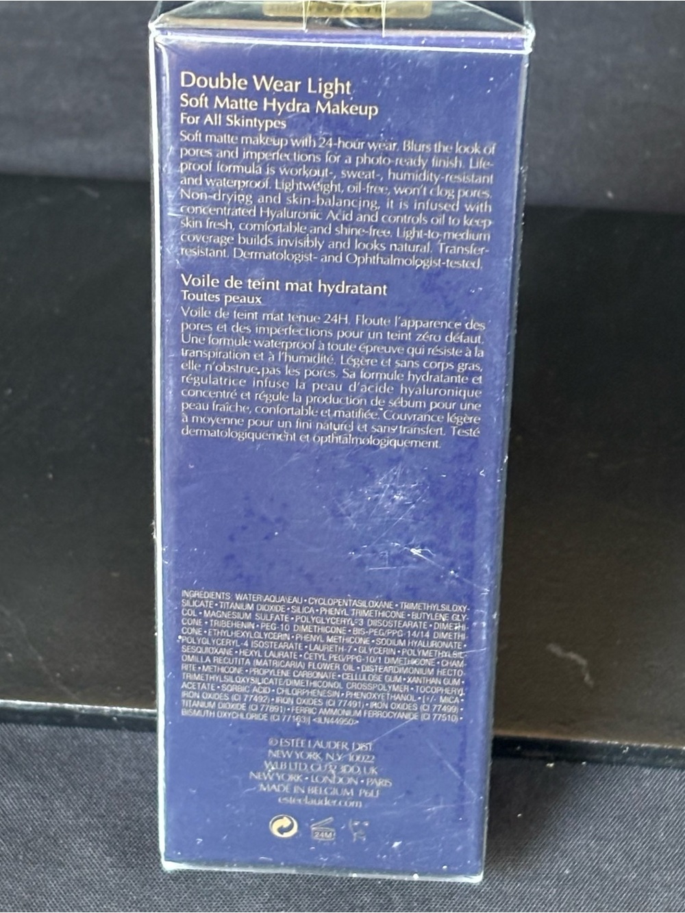 Estée Lauder Double Wear Light - Soft Matte Hydra Makeup (Sealed Box) 1N2 Ecru - Picture 6 of 8